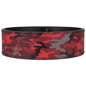 Cinturón de levantamiento de pesas de cuero camuflado ajustable de 13 mm, cinturón de levantamiento de pesas de cuero con soporte lumbar - Product Image 1