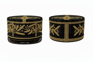 Premium Quality Embroidered Ceremonial Cap with Gold Leaf Design Custom Uniform <b>Hat</b> for Formal Events and Professional Wear Caps - Product Image 3