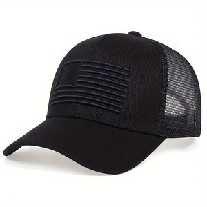 Nueva Gorra Trucker de 6 Paneles, Transpirable, de Secado Rápido, Estilo Urbano, de Poliéster/Algodón, Color Sólido, Gorra de Béisbol, Todos los Colores Disponibles - Product Image 3