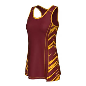 Uniforme de Netball Profesional y Duradero |   Uniforme de Netball Sublimado con Logotipo, Nombre y Número del Equipo |   Poliéster Transpirable - Product Image 1