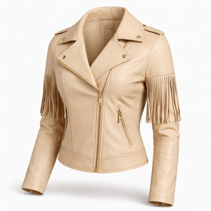 Wholesale Custom Faux Leather <b>Fringe</b> <b>Jackets</b> for Women - Manufacturer Direct Bulk Order - Product Image 3