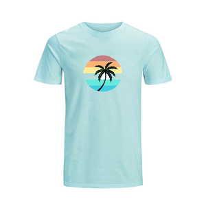 T-shirt décontracté à manches courtes pour homme, coupe régulière, en jersey 100% coton épais, vierge, personnalisable par broderie, impression DTF, DTG ou sérigraphie - Product Image 2