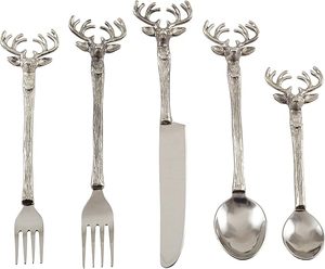 Juego de cubiertos metálicos elegantes de gran calidad a un precio razonable con acabado pulido a espejo para cenas familiares y negocios de catering. - Product Image 5