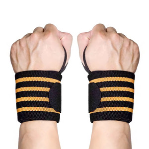สายรัดข้อมือแบบปรับได้พร้อมแถบสีน้ำเงินแบบตะขอเกี่ยวสำหรับยกน้ำหนักฝึกความแข็งแรงแบบไม่ลื่นไถลสำหรับทุกเพศ - Product Image 5