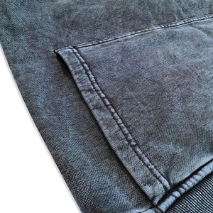 Sudadera con Capucha Oversize para Hombre, Estilo Streetwear, 100% Algodón, Color Rosa, Tejido Grueso, Estampado Puff Vintage, Lavado Ácido, Personalizada - Product Image 4