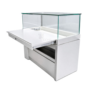 Vitrina de Vidrio con Iluminación LED para Exhibición en Comercios y Decoración del Hogar, Tamaño Personalizado, Reciclable - Product Image 1