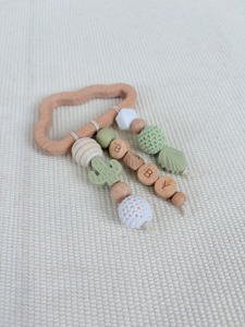 Wood Cloud <strong>Teething</strong> Chewable Baby Teether - Product Image 1