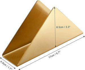 Vintage Eco-Friendly Gold Metal Leaf Tissue Holder for <b>Table</b> Decorative Napkin Stand for Dining <b>Table</b> & Kitchen <b>Car</b> Best Design - Product Image 5