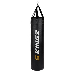 Sac de frappe professionnel suspendu en cuir PU, sac de sable de boxe robuste pour Muay Thai, Kickboxing, entraînement à domicile - Product Image 1