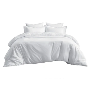 Fabrication professionnelle de linge de lit en coton blanc pour l'hôtellerie, OEM ODM, fourniture en gros, ensemble de linge de lit élégant et confortable - Product Image 6