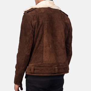 Elegant Premium Leather <b>Jacket</b> for <b>Men</b> Inspired by Vintage Style Inspired Casual Winter <b>Men's</b> Motorcycle <b>Jacket</b>. - Product Image 3