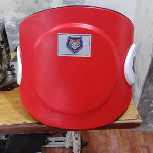 แผ่นรองหน้าท้องหนังแท้คุณภาพดีที่สุด สำหรับมวยไทยและมวยสากล เหมาะสำหรับผู้ฝึกสอนและโค้ช - Product Image 1