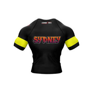 Custom Short <b>Sleeve</b> Rashguard Surf MMA BJJ Jiu Jitsu Front Design Your Own Compression Shirt Sublimated Martial Arts Wear - Product Image 6