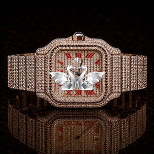 Wholesale Moissanite Diamond Watch Men Full Pave VVS Stone Bracelet Watch - Product Image 1