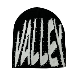Unisex Distressed <b>Beanies</b> 3D Embroidery Skull Pattern Customized Jacquard Knitted <b>Wool</b> Waterproof Bow Warm Streetwear <b>Hats</b> Beach - Product Image 1