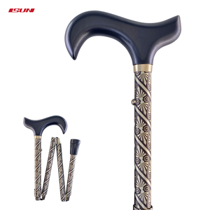 ไม้เท้าพับได้ปรับได้พร้อมที่จับตามหลักสรีรศาสตร์ - Product Image 1