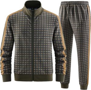Trajes Deportivos para Hombre al por Mayor, Hechos a Medida, de 2 Piezas, con Cuello Alto, Manga Larga, Chaqueta con Bolsillos Laterales Dobles y Pantalones Deportivos - Product Image 2