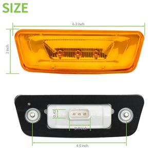 2 Luci LED Laterali di Segnalazione con Lente Ambrata Compatibili con Kenworth T680 T880 Peterbilt 576 - Product Image 6