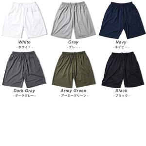Shorts de sport pour hommes, taille mi-haute, en polyester/coton, imperméables, respirants, séchage rapide, coupe ample, longueur genou, pour le basketball et le jogging - Product Image 3