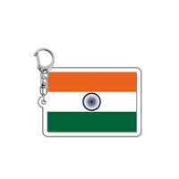 Porte-clés rectangulaire en acrylique BOYUN 2026, motif dessin animé drapeau national, souvenir lumineux, petit cadeau de collection, vente en gros