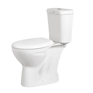 Fournisseur leader vendant des toilettes rondes à poser au sol, deux pièces, de haute qualité, élégantes et neuves, pour salle de bain, à bas prix - Product Image 1
