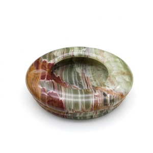 Cendrier de luxe en marbre véritable poli, design zen asiatique, haute qualité, pour cigares, logo personnalisé, couleur et styles variés, Pakistan - Product Image 1
