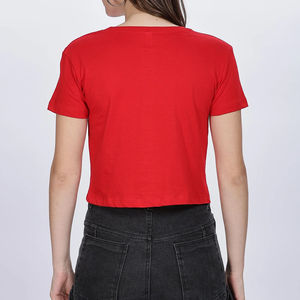 2026 Custom Crop <b>Top</b> Breathable T Shirts for Sale Hot Sale Women Crop <b>Top</b> Plain T Shirts for Gym and Casual Wear with OEM - Product Image 2