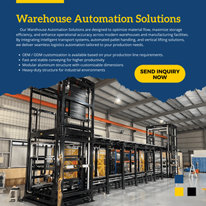 Nuevo Equipo Transportador de Cadena para Automatización de Almacenes, Plantas de Fabricación, Ensamblaje de Electrónica y Equipos para Cuartos Limpios - Product Image 2