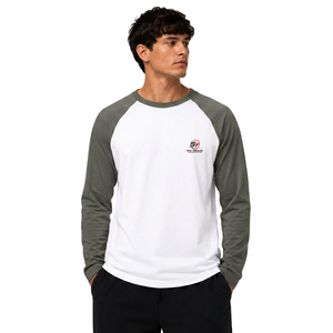 Camiseta Casual de Manga Larga con Cuello Redondo para Hombre, Tejido Jersey de Poliéster/Algodón, Corte Regular de Verano - Product Image 3
