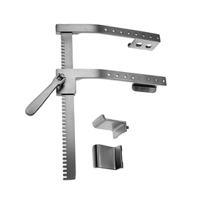 Retractor de Costillas Manual KREBS Finochietto Hecho a Medida, de Acero Inoxidable Alemán, 4 Cuchillas, para Cirugía Cardiothoracica, MEDIHEAL SURGICAL - Product Image 4