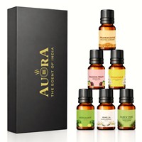 Huile Essentielle Naturelle d'Extrait Végétal pour Diffuseur d'Arômes - Boîte d'Huiles d'Agarwood et de Citron Vert - Plus de 100 Senteurs Concentrées Longue Durée pour l'Aromathérapie Domestique