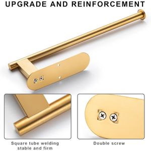 Upgrade Stainless Steel Self-Adhesive Paper Towel Holder Bend-Resistant and Drill Mounting for <b>Kitchen</b> <b>Storage</b> - Product Image 3
