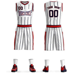 Stretch Performance Basketball Uniform Customizable Team Logo Jersey And Shorts Lightweight <b>Athletic</b> Gear For Training - Product Image 3