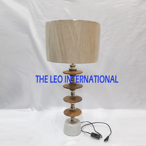 Lámpara de Mesa LED de Alta Gama con Diseño de Palmera para Hotel y Restaurante, Lámpara de Lujo con Pantalla de Tela, Luces para Bodas - Product Image 2
