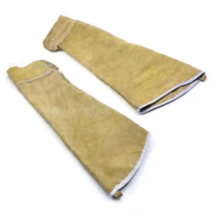 Mangas de Trabajo de Cuero Resistentes al Agua y al Fuego, Diseñadas a Medida, para Protección de Brazos en Soldadura - Product Image 5