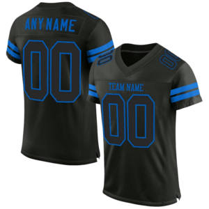 Maillot de football américain personnalisé pour homme, violet, col en V, manches courtes, impression sublimée, évacuation de l'humidité, nom de l'équipe - Product Image 5