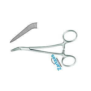 Pinces à éclats en acier inoxydable de haute qualité PEET ANGLED 11,5 CM Instruments chirurgicaux Fabricant et exportateur - Product Image 2