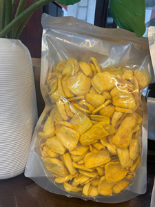 <b>Dried</b> jackfruit chips crispy Sweet taste vacuum pack snack Vietnam OEM factory supply Sliced jackfruit food <b>vegetables</b> snack - Product Image 2
