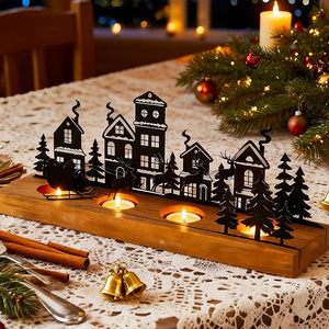 Centre de table de Noël élégant et raffiné pour une ambiance festive dans votre salle à manger – Marque privée - Product Image 1