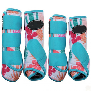 Botas de Montar a Caballo Personalizadas de Lujo Rojas Modernas y Protectoras para Exteriores, de Cuero Genuino, Neopreno y Malla Transpirable - Product Image 6