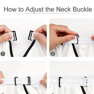 ผ้าคลุมสำหรับแต่งผมเสื้อคลุมผ้าโพลีเอสเตอร์ทนทานสวมใส่สบาย - Product Image 6