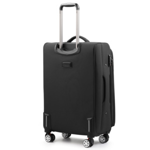 215 Medium 24 Inch Front Open 4 Wheel Hard Shell Waterproof Nylon Luggage with TSA <b>Lock</b> 30kg Load Capacity Travel Bag - Product Image 3