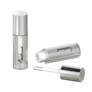 Cheap Price 20ML Lip Gloss Tube Big <b>Brush</b> Transparent <b>Round</b> PETG Plastic Empty Bottle Matched with Zinc Alloy <b>Brush</b> Head - Product Image 1