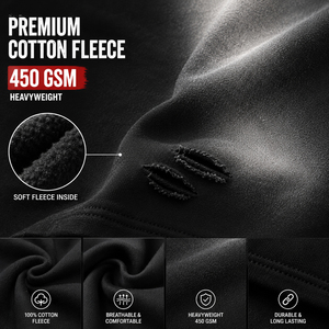 <b>Men's</b> Double Waisted Sweat <b>Shorts</b> 400GSM Cotton Fleece Wholesale Extend Long <b>Shorts</b> Summer French Terry <b>Men</b> Sweat <b>3</b>/<b>4</b> <b>Shorts</b> - Product Image 4