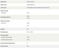 Scanner laser de sécurité SICK LMS111-10100 d'origine allemande, neuf, pour la protection contre les collisions des AGV et le contrôle des processus d'automatisation industrielle