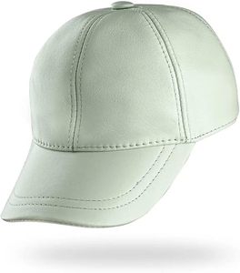 Casquette en cuir pare-soleil, service OEM ODM, design personnalisé, trous de ventilation, sangle réglable, pour usage extérieur, homme et femme - Product Image 1