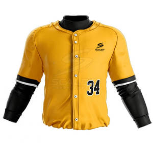 Nouvelles tenues de baseball pour équipes, avec couleurs et tailles personnalisables, disponibles pour les jeunes, les adultes, les joueurs d'école et de club. - Product Image 2