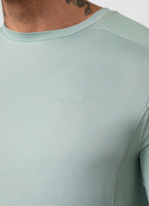 Camiseta Deportiva de Secado Rápido para Hombre, Manga Raglán, Corte Regular, Tejido de Punto, Logotipo Personalizado Bordado, Ropa de Gimnasio OEM - Product Image 4