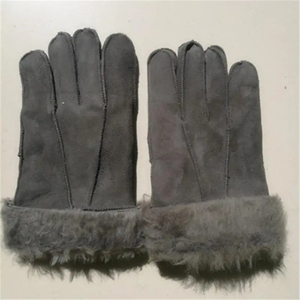 Gants d'hiver pour hommes en laine/acrylique de haute qualité, chauds, épais, faits à la main, de marque de luxe, compatibles écran tactile et détection par aiguille - Product Image 1