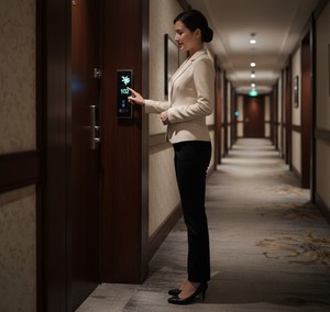 Hotel Corridor Panel with RFID Card Reader, Capacitive <b>Touch</b> DND MMR Bell Indicator Panel for Hotel Automation – FD-HCP-RNVCR SA - Product Image 3
